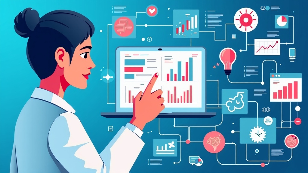 Prozessdiagramm zur Datenanalyse in der medizinischen Praxis