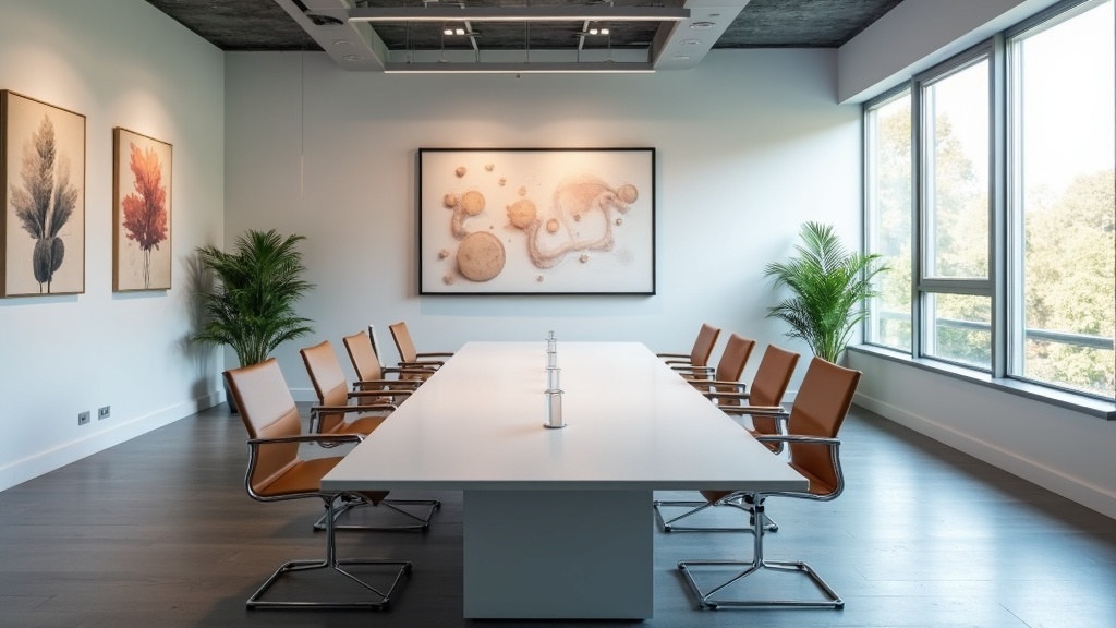 Moderne Besprechungsräume zur Förderung kreativer Zusammenarbeit.