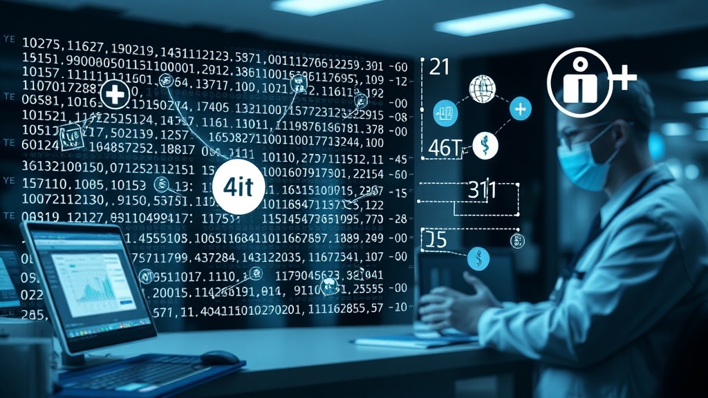 Illustration von KI-Algorithmen, die Daten aus einem Fehler-Meldesystem analysieren.